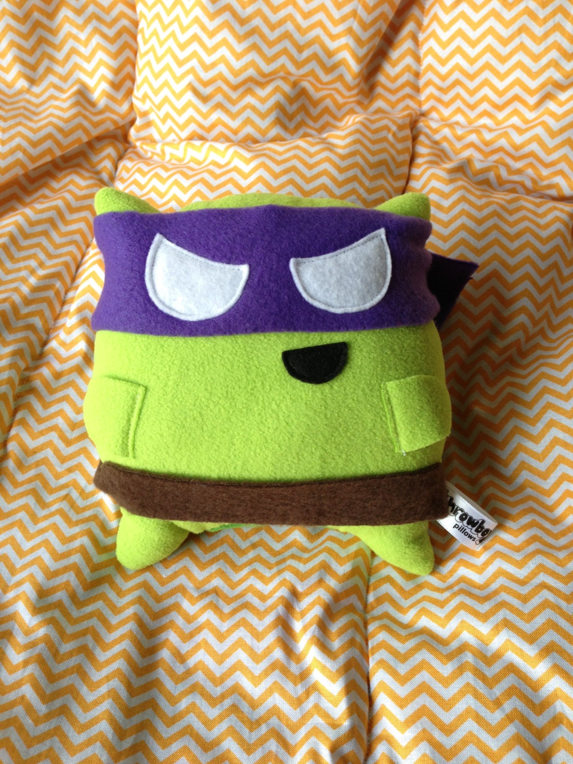 Turtle Pillow Fighter PURPLE