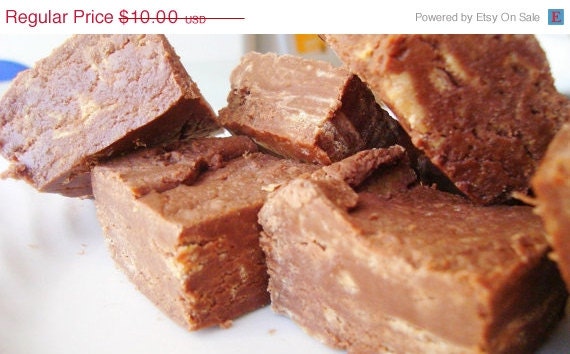 SALE Julie's Fudge - PEANUT Butter Swirl - 6 Pieces - 1/2 pound