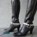 Edgy Style Multi Chain Shoe Clips For Boots Party Rock