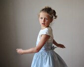 ON RESERVE......1950s Baby blue Party dress, size 7/8