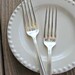 Vintage Forks - I do, Me too - DINNER FORKS