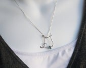 G  Initial Necklace with Birthstone crystals- by I Heart This