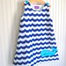 Whale Dress in Blue - Jumper Sizes 12-18 mos, 2T, 3, 4, 5, 6, 7 by The Trendy Tot