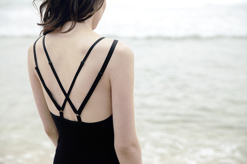 Black Bamboo 'Hana' Nightie