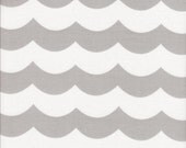 Riley Blake Maritime Modern Chevron Wave in Gray