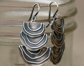 Shell Fungus Dangle Earrings