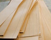 Mixed 99 pcs Vintage Manilla Writing Paper Strips DIY paper lace