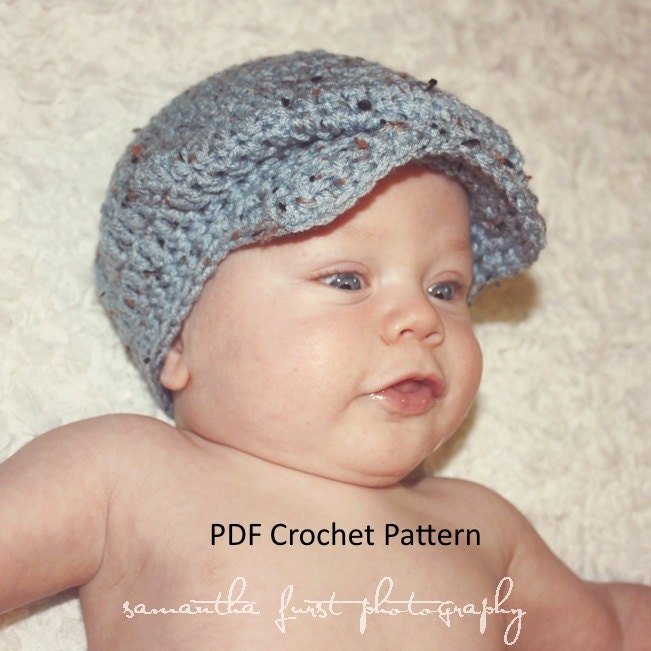 Instant Download Donegal Cap Crochet Pattern for Newborns to Adults (May sell finished caps)