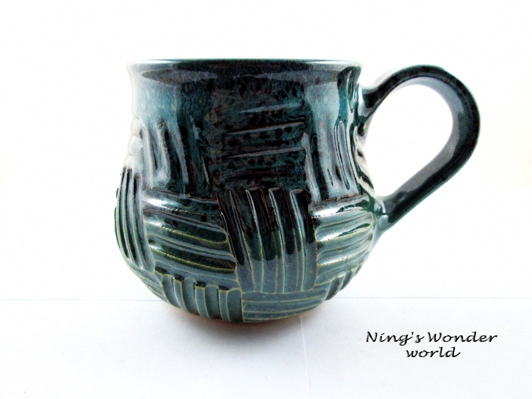 Pottery mug, Coffee mug, Beer Stein, Tea mug  (IN STOCK No.35)