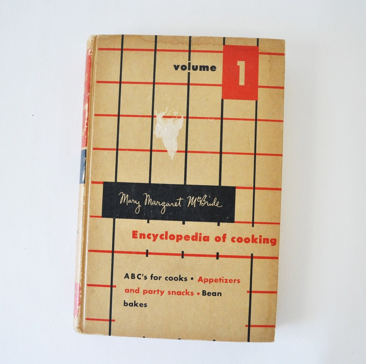 1950s vintage cookbook--Mary Margaret McBride--Encyclopedia of cooking--ABC's for cooks