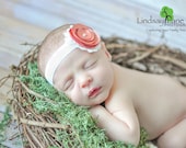 Newborn Flower Headband Made to Order