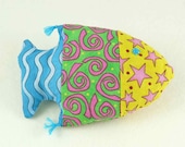 Rainbow Fish Small Cuddly Buddy Pillow