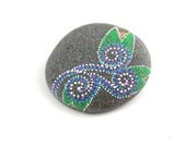 Dreaming in tropics / Alaska Series / Painted Stones by Amy Komar / ON SALE