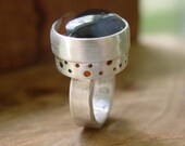 Sterling Silver Montana Agate Ring