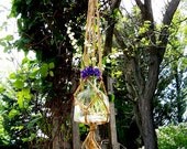 It's Knot You It's Me Macrame Bottle Hanger, Free US Shipping