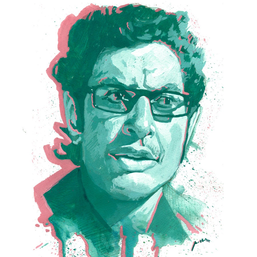 Jeff Goldblum - 11 x 11 Print SIGNED EDITION