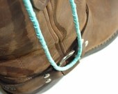 Simple Turquoise Heishi Necklace Southwest Native Tribal Ethnic African Hawaiian Bohemian Boho