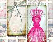 NEW Fanciful - Instant Download Digital Collage Sheet - 1x2 Domino Tile Size 078