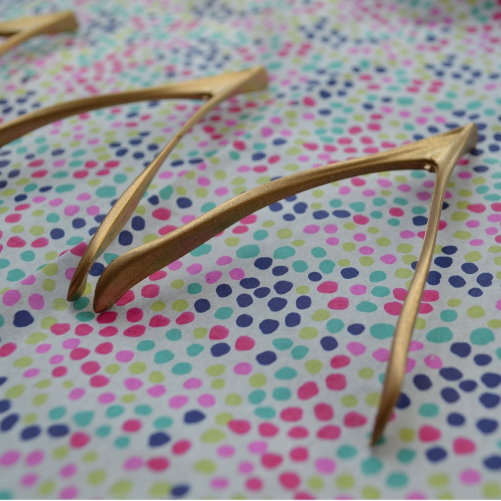 Golden Wishbones (set of 3)