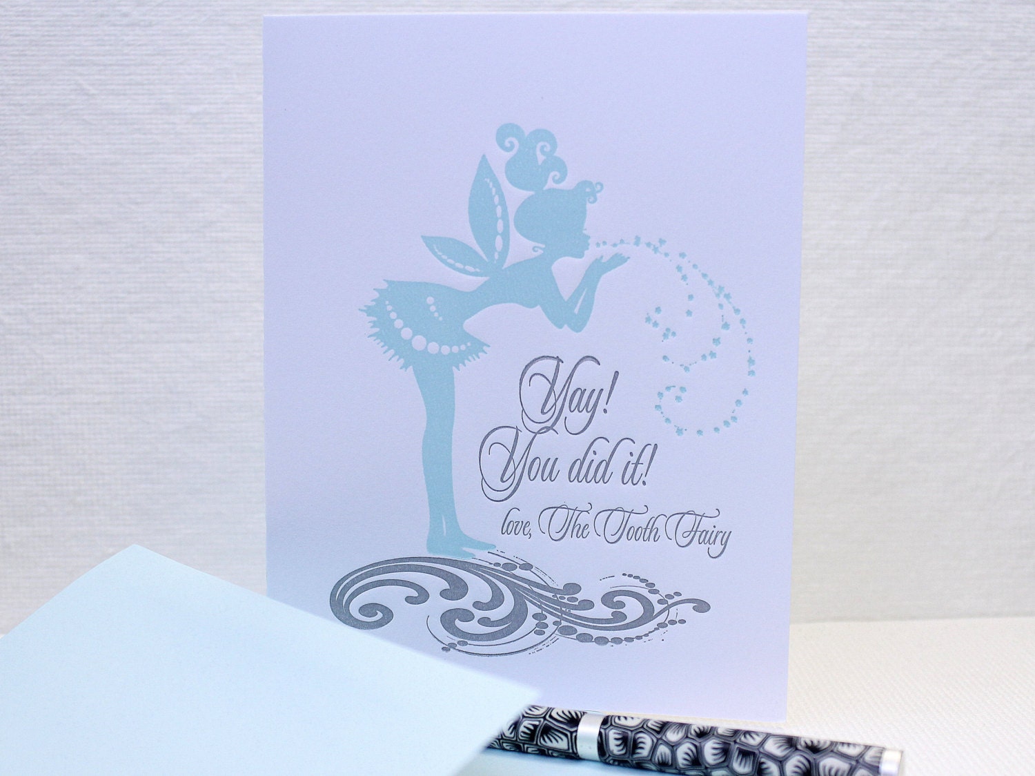 Letterpress Tooth Fairy Blank Card