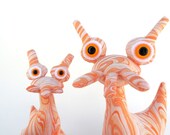 Alien Toy Set, Alien Plush Stuffed Animals by Adopt an Alien named Urgle and Egg
