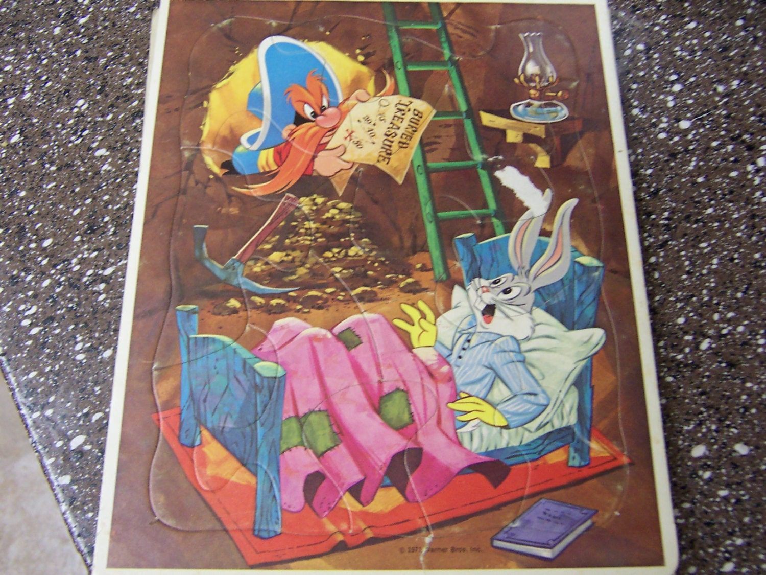 1971 Warner Bros Inc Bugs Bunny Frame Puzzle