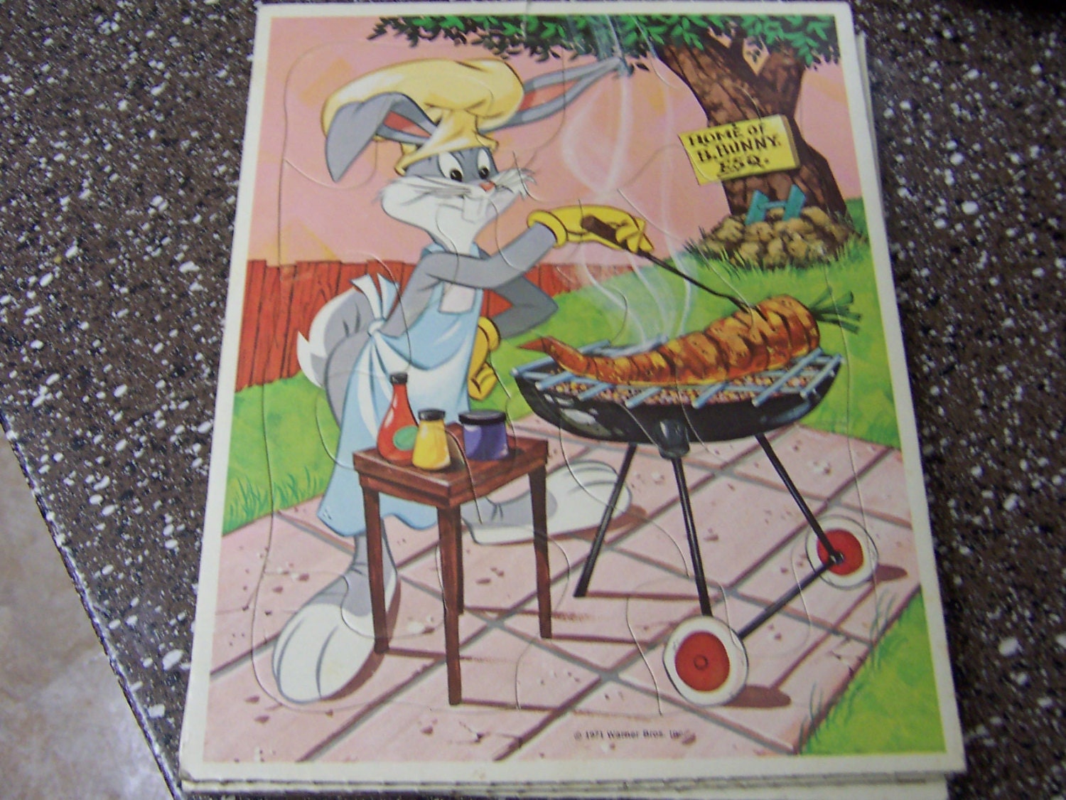 1971 Warner Bros Inc Bugs Bunny Frame Puzzle