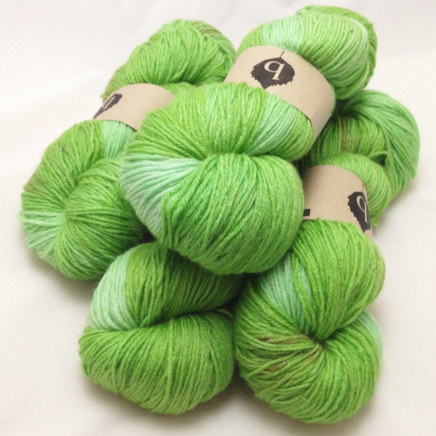 Fingering Weight BFL Bamboo Yarn Sprout - Grove