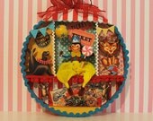Circus Shadow Box/Diorama /Childrens Wall Decoration