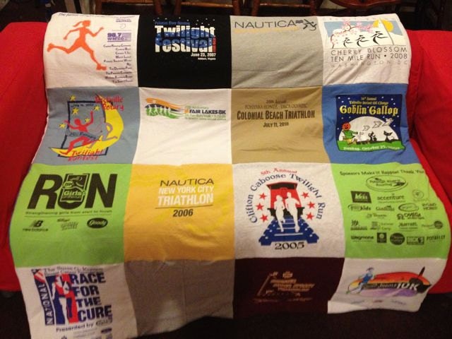 Custom made Throw made from your Clothing and/or TShirts