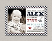 Nautical Birthday Invitation