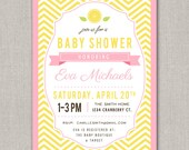 Pink Lemonade Baby Shower Invitation