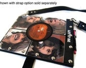 iPad case, leather bookstyle, featuring vintage Beatles Record