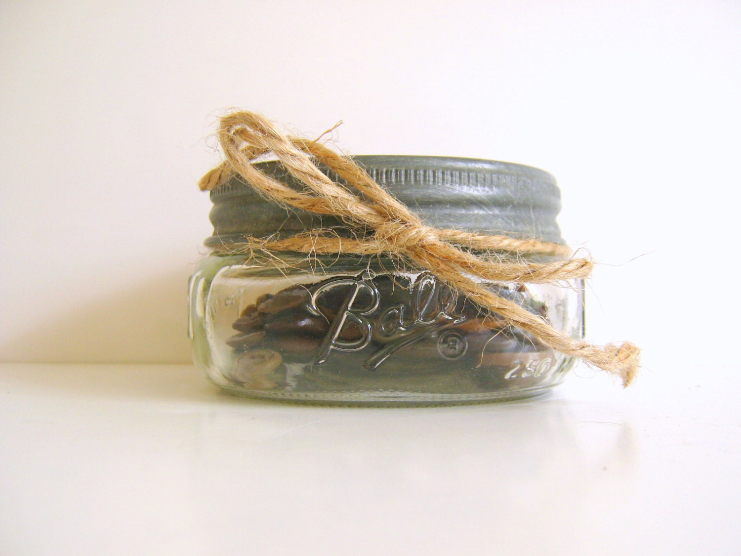 Vintage Brown Buttons, Plastic Buttons, Ball Jar, Craft Supplies, Sewing, Scrapbook