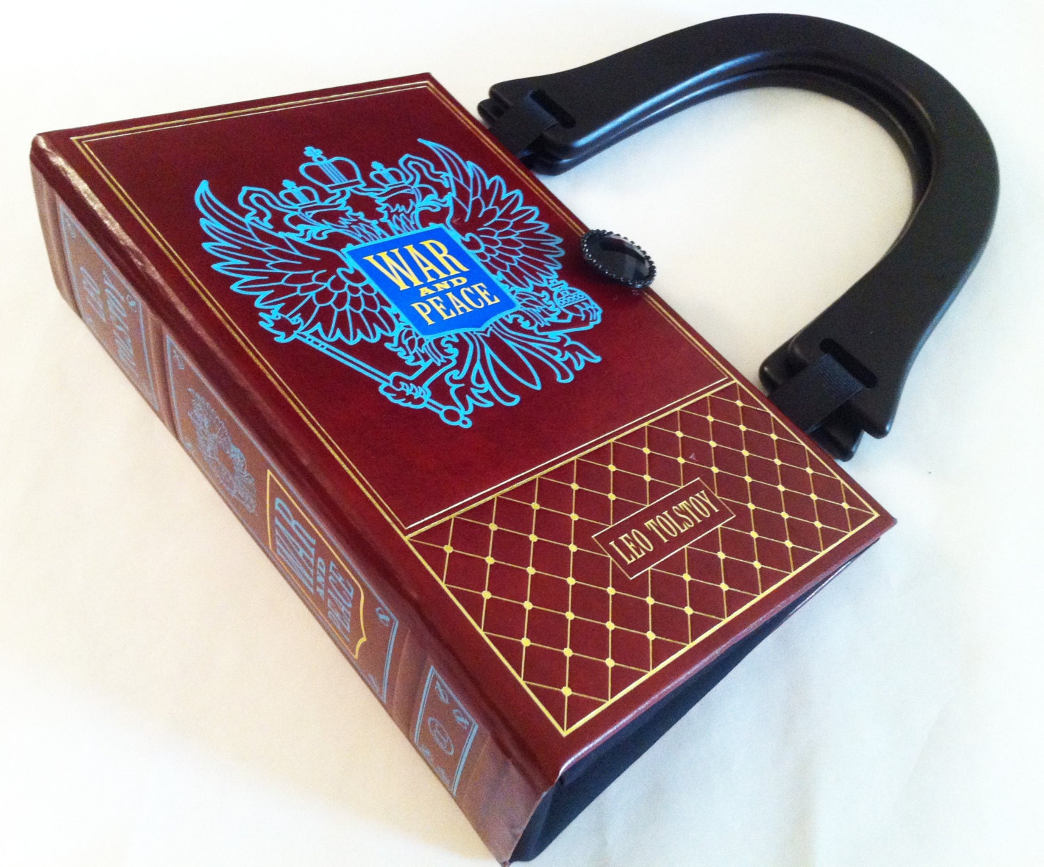 War and Peace Book Purse -Choose Your Handle - PREORDER