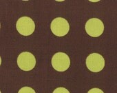TWILL Dots Bark Leaf Oh Deer Fabric by Momo for Moda 16073-30T, 1 yard