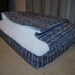 Herringbone Dog Cat Snuggle Bed