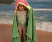 Personalized Yikes Twins Flower hooded towel