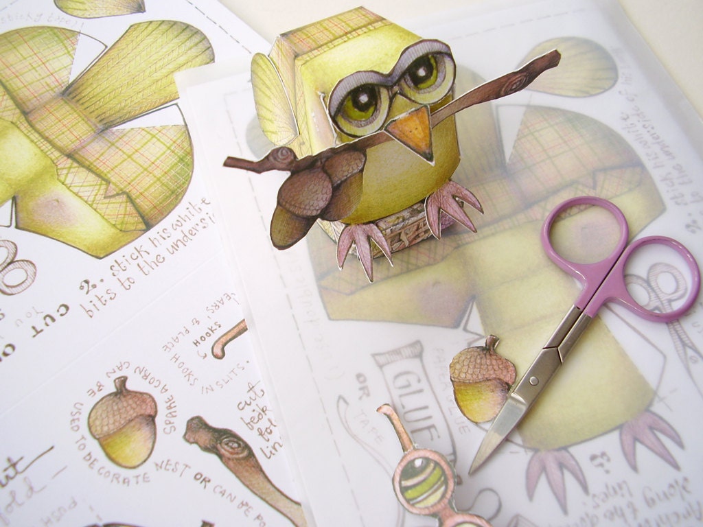 Cut-Out-And-Make Archibald Twig