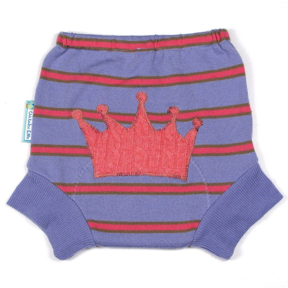 Wool Soaker Diaper Cover - ROYAL BUNZ - Large 18M-2T