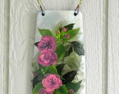 Hand Painted Rose Welcome Sign