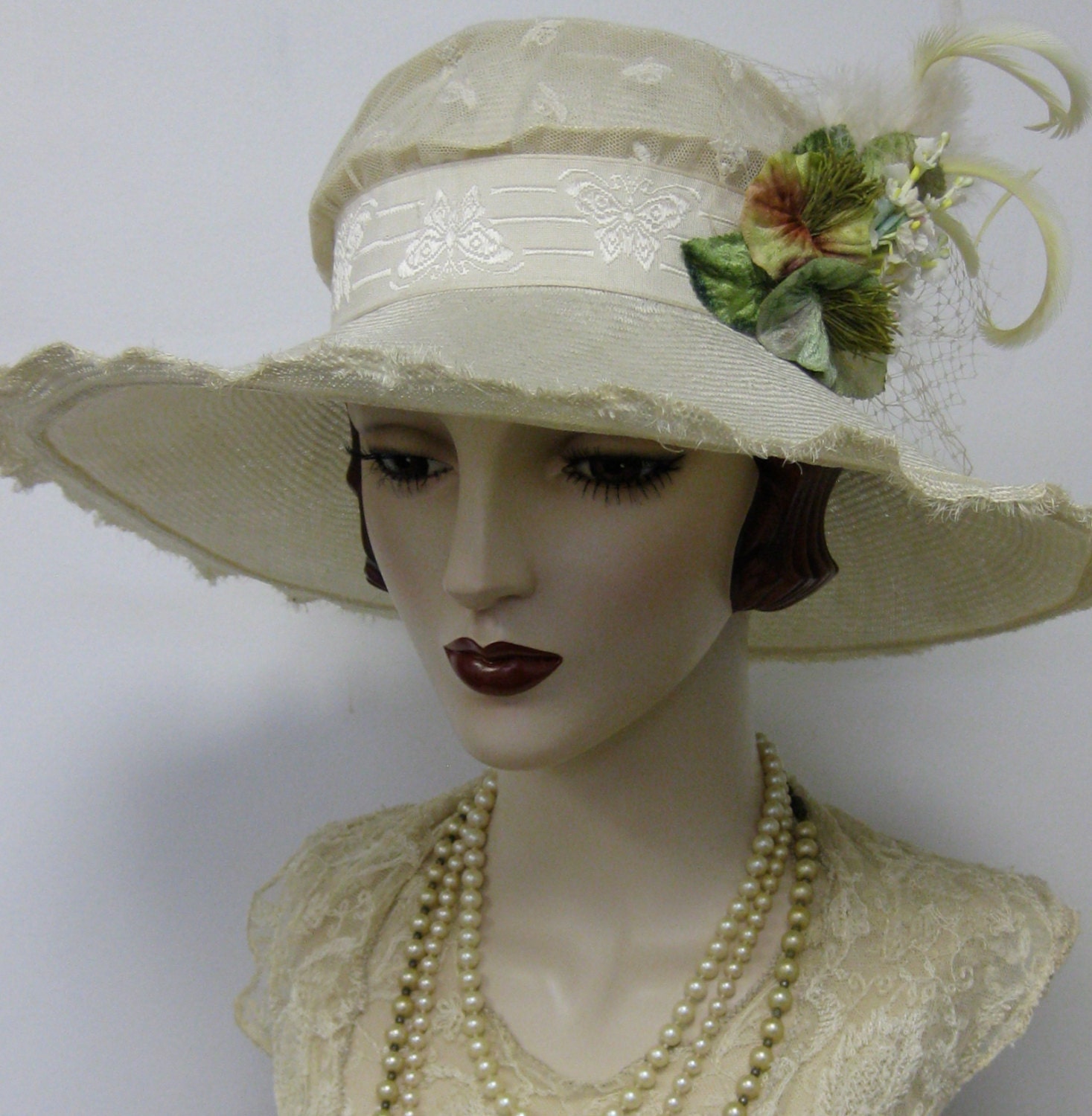 English Country Wedding Hat