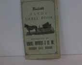 Kimball's Handy Label Book canning labels and remedies 1911
