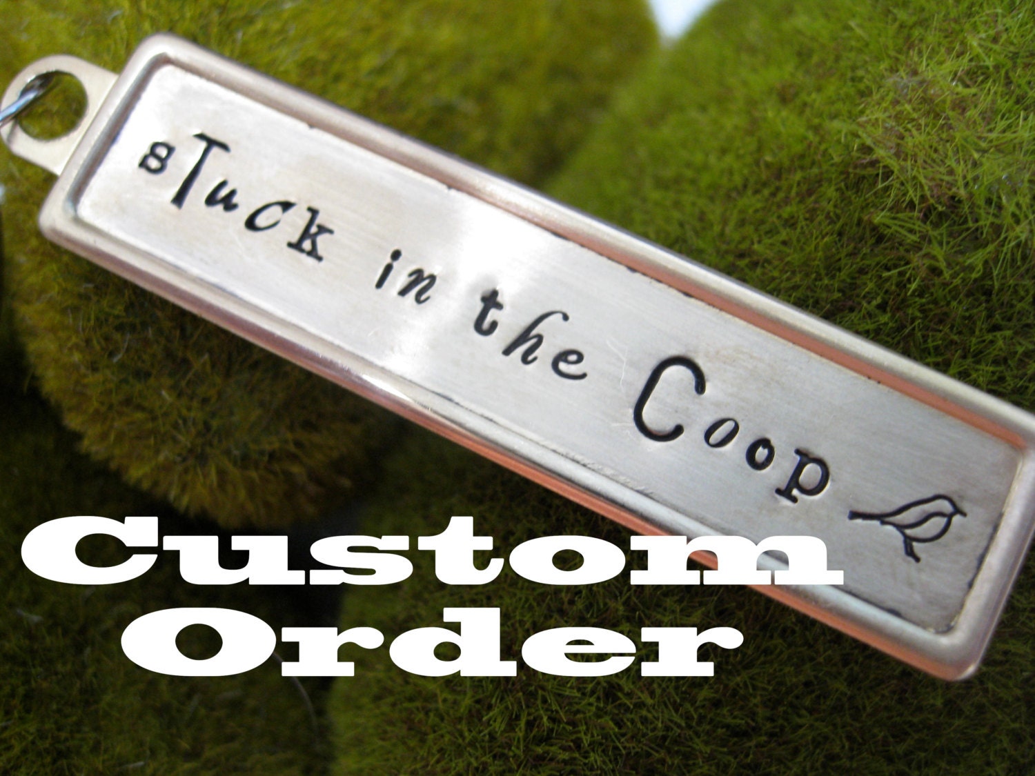 Custom Order for Merritt50 (charm and birthstone)