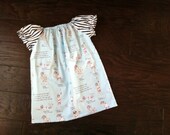 Sail Away Collection.... Pirates Tunic Dress with Short Sleeve... sizes 3m to 6y available