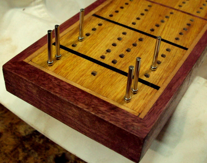 40% OFF. Apply the coupon MOTHERSDAY2013 at etsy.com checkout. Artisan Cribbage Board : Tour de France 1982