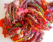 handspun art yarn, Hotaru