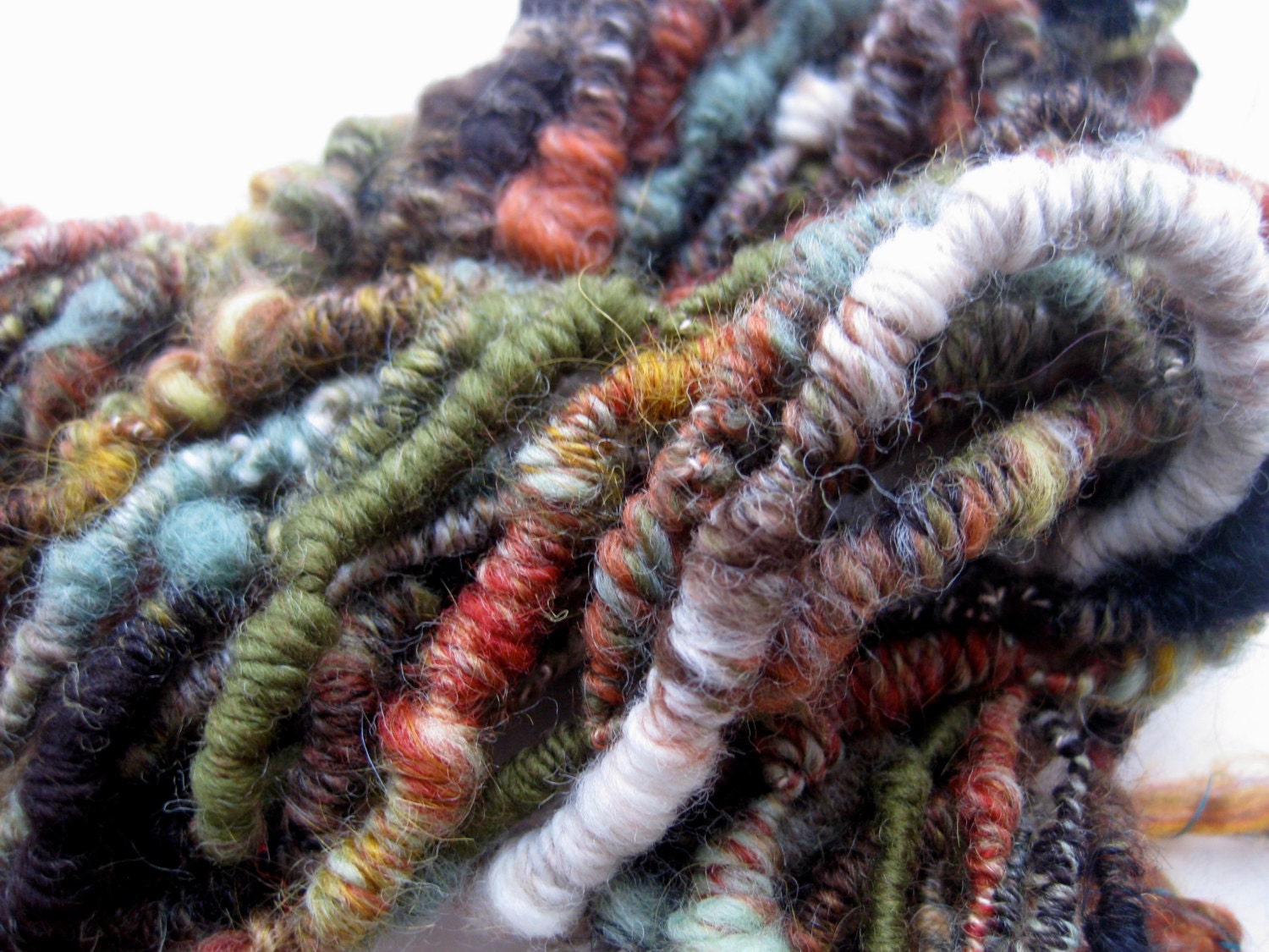 handspun supercoil art yarn, Dinkelsbuhl