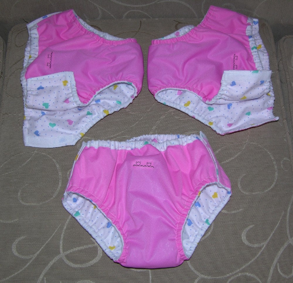 Waterproof potty training pants for toddler with Velcro sides,1 pants, individual custom fit, custom made
