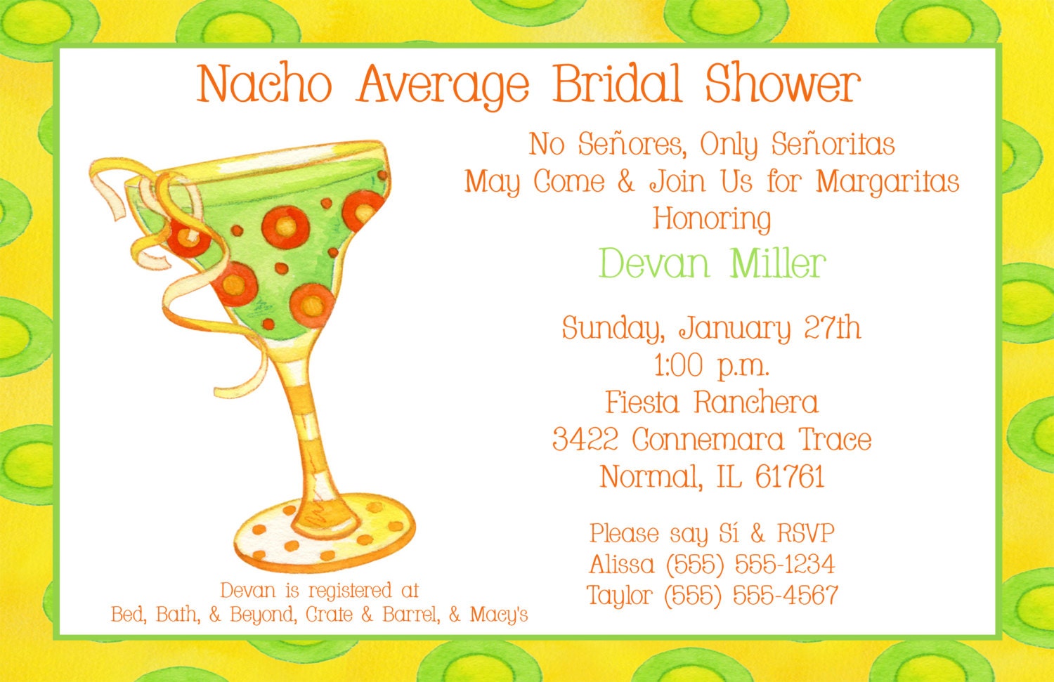 Fiesta Bridal Shower Invitations Il_170x135